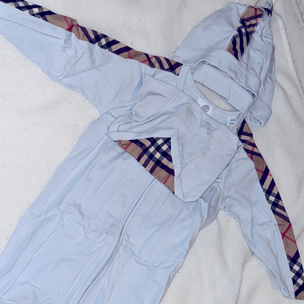 COPY - Burberry Unisex 4-Pc. Set Claude Check Coverall Set